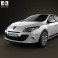 Renault Megane hatchback 2011 3d model