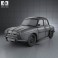 Renault Ondine (Dauphine) 1956-1967 3d model