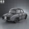 Renault Ondine (Dauphine) 1956-1967 3d model