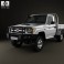 Toyota Land Cruiser (J70) Pickup GXL 2008 3d model