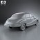 BMW 501 Saloon 1952 3d model