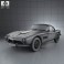 BMW 507 coupe 1959 3d model