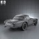 BMW 507 coupe 1959 3d model