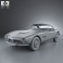 BMW 507 coupe 1959 3d model