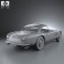BMW 507 coupe 1959 3d model