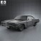Chevrolet Impala SS Sport Coupe 1966 3d model