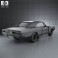 Dodge Charger RT 1969 3d model