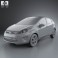Ford Fiesta Hatchback 5-door (US) 2012 3d model