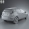 Ford Fiesta Hatchback 5-door (US) 2012 3d model