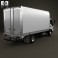 Hino 195 Hybrid Box Truck 2012 3d model
