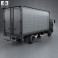 Hino 195 Hybrid Box Truck 2012 3d model