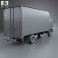 Hino 195 Hybrid Box Truck 2012 3d model