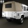 Land Rover Defender 110 Double Cab pickup 2011 3d model