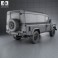 Land Rover Defender 110 hardtop 2011 3d model