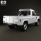 Land Rover Defender 110 pickup 2011 3d model