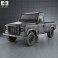 Land Rover Defender 110 pickup 2011 3d model