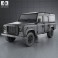 Land Rover Defender 110 Utility Wagon 2011 3d model