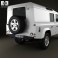Land Rover Defender 110 Utility Wagon 2011 3d model