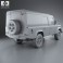 Land Rover Defender 110 Utility Wagon 2011 3d model