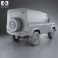Land Rover Defender 90 hardtop 2011 3d model