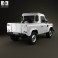 Land Rover Defender 90 pickup 2011 3d model
