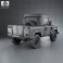 Land Rover Defender 90 pickup 2011 3d model
