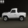 Land Rover Defender 90 pickup 2011 3d model