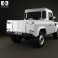 Land Rover Defender 90 pickup 2011 3d model