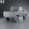 Land Rover Defender 90 pickup 2011 3d model