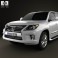 Lexus LX 2013 3d model