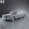 Mercedes-Benz 600 W100 Pullman 1964 3d model