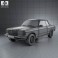 Mercedes-Benz E-Class W123 coupe 1975 3d model