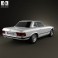 Mercedes-Benz SL-Class R107 coupe 1972 3d model