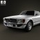 Mercedes-Benz SL-Class R107 coupe 1972 3d model