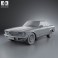 Mercedes-Benz SL-Class R107 coupe 1972 3d model