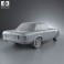 Mercedes-Benz SL-Class R107 coupe 1972 3d model