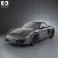 Porsche Boxster S 981 2013 3d model
