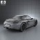 Porsche Boxster S 981 2013 3d model