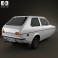 Reliant Robin 1973 3d model