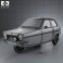 Reliant Robin 1973 3d model