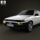 Toyota Sprinter Trueno AE86 3-door 1985 3d model