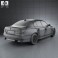 BMW 5 Series Sedan E60 2010 3d model