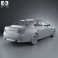 BMW 5 Series Sedan E60 2010 3d model