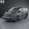 Citroen Jumpy Combi L1H1 2011 3d model