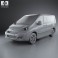 Citroen Jumpy Combi L1H1 2011 3d model