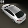 Ford Mondeo sedan Mk4 2011 3d model