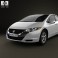 Honda FCX Clarity 2010 3d model