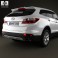 Hyundai Santa Fe 2012 3d model
