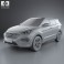 Hyundai Santa Fe 2012 3d model