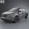 Kia Rio (K2) Sedan 2012 3d model